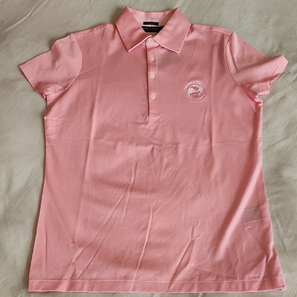 Polo Ralph Lauren Tops - Polo Ralph Lauren Pebble Beach Pink Polo Shirt